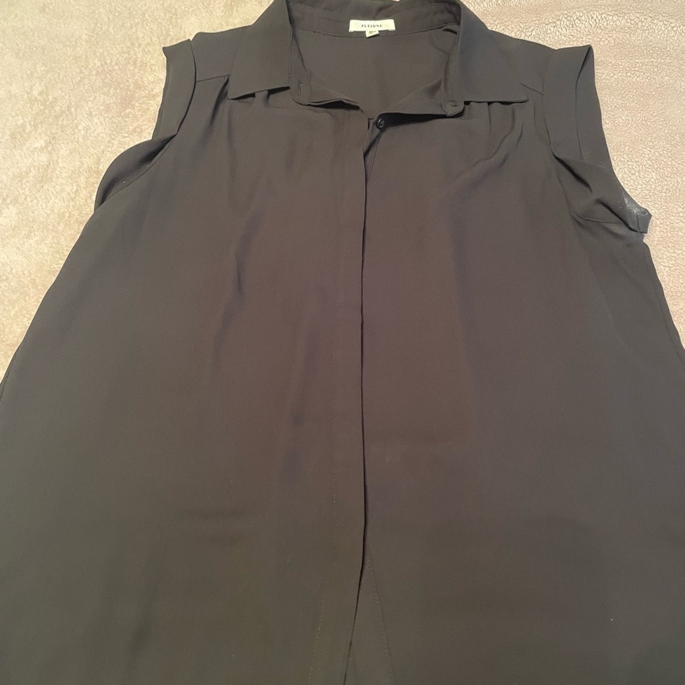 Cap sleeve women’s blouse.